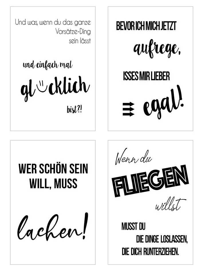 Edition Seidel Leben & Momente 20542 postkaarten set 25 spreuken
