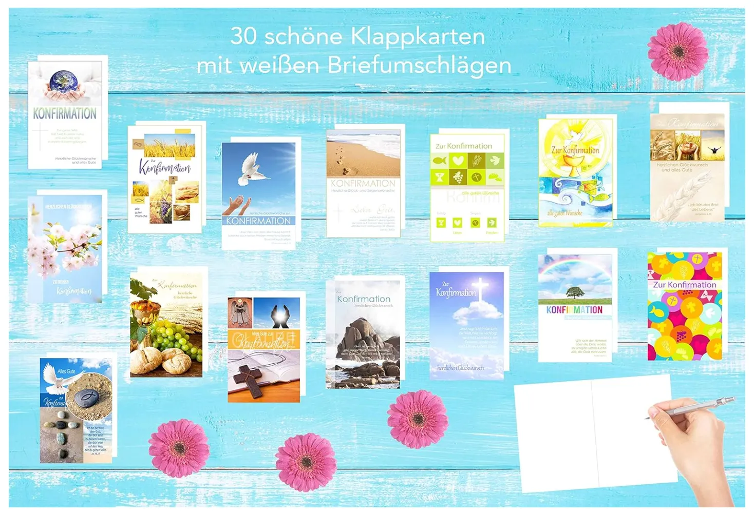 Edition Seidel 20219 communiekaarten set 30 met envelop