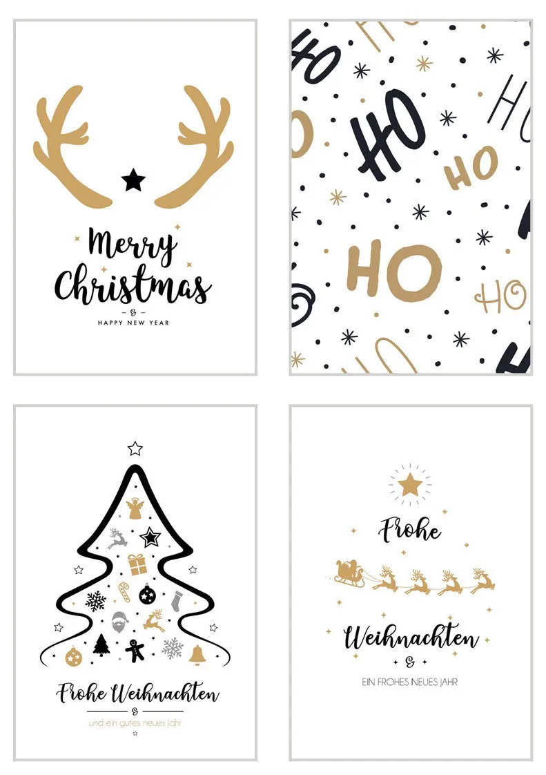 Edition Seidel Set 21108 kerstkaarten 20 stuks met envelop