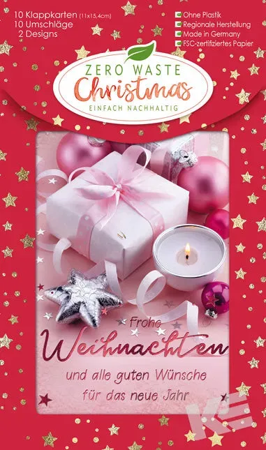 Kurt Eulzer 22-5767 kerstkaarten pakjes 10 stuks met doos