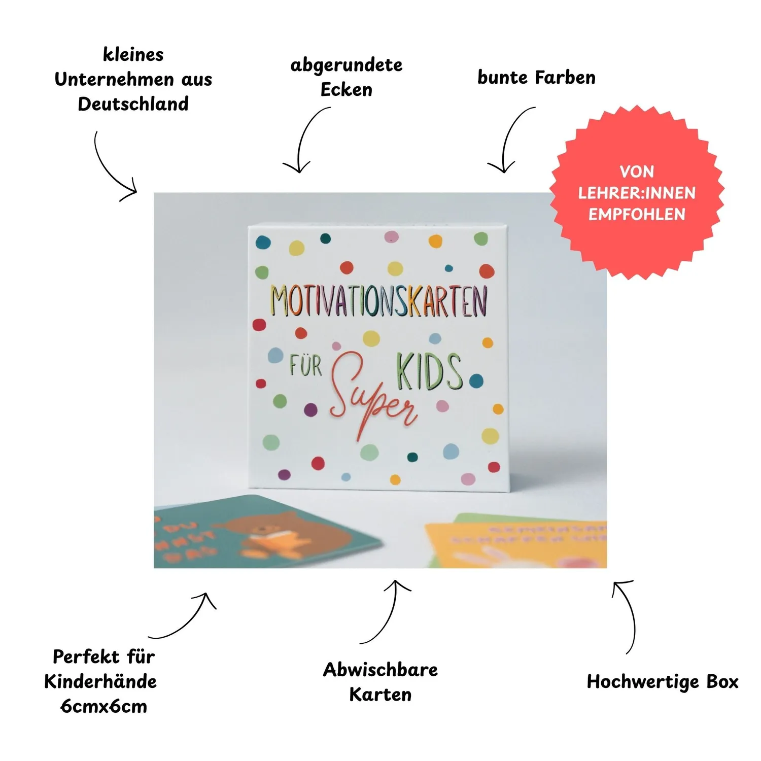 Lilly Braun Mutmachkarten affirmatiekaarten kinderen 40 stuks