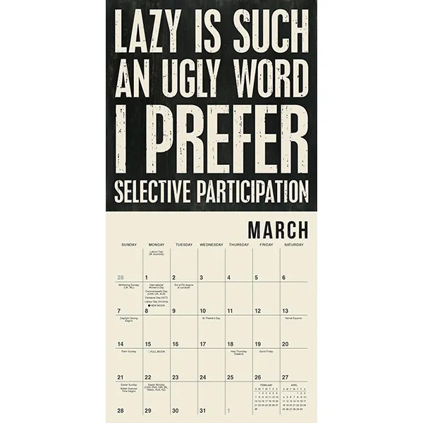 Sellers Publishing Words to Live By minikalender 2027 spreuken