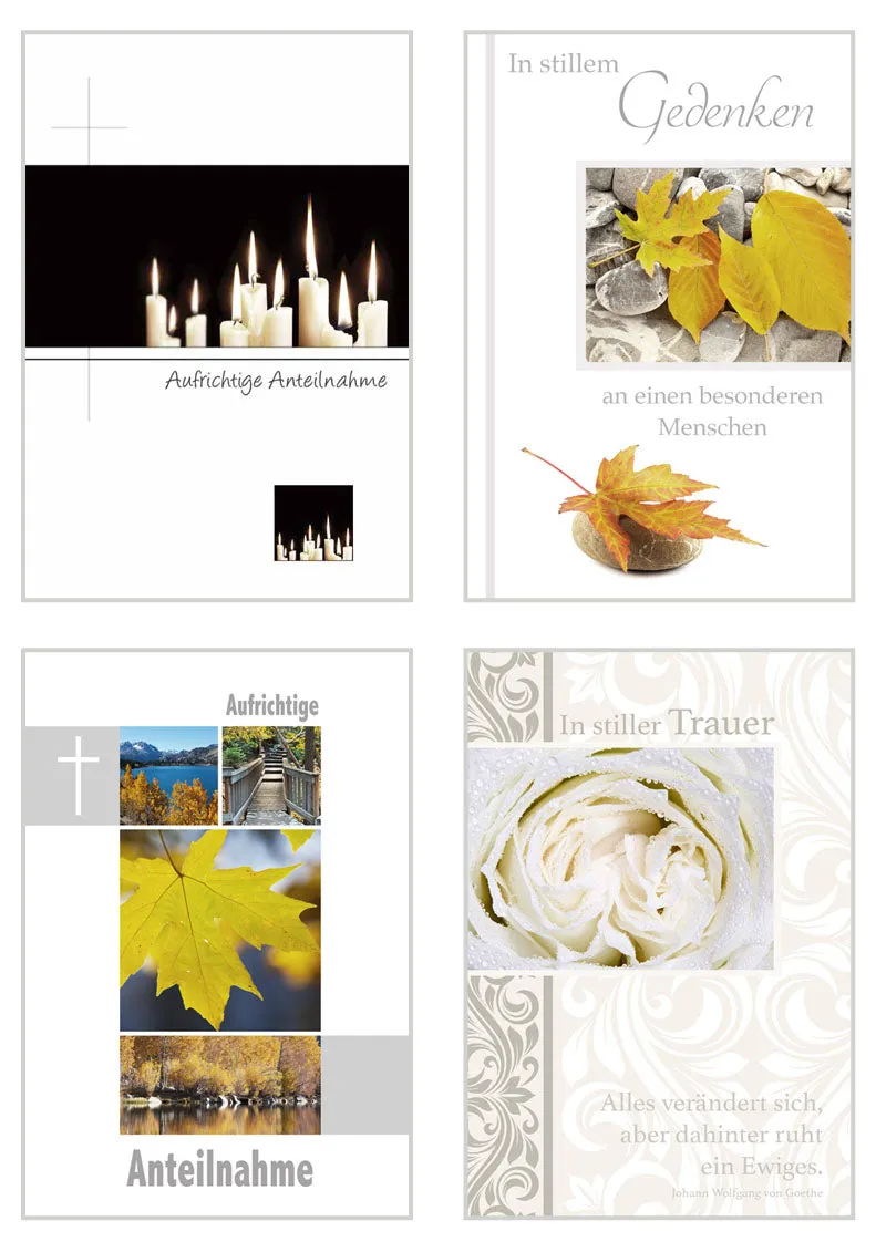Edition Seidel rouwkaarten set 12 met envelop