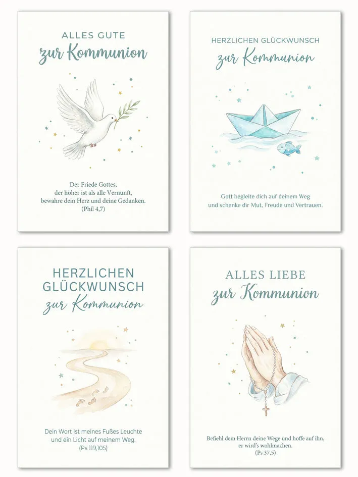 Edition Seidel 31758 communiekaarten set 12 stuks met envelop