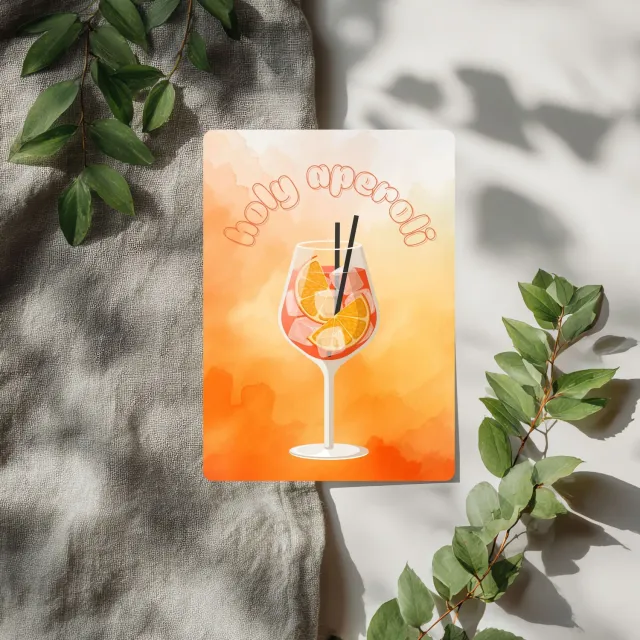 Lilly Braun Holy Aperoli 5043 postkaart humor