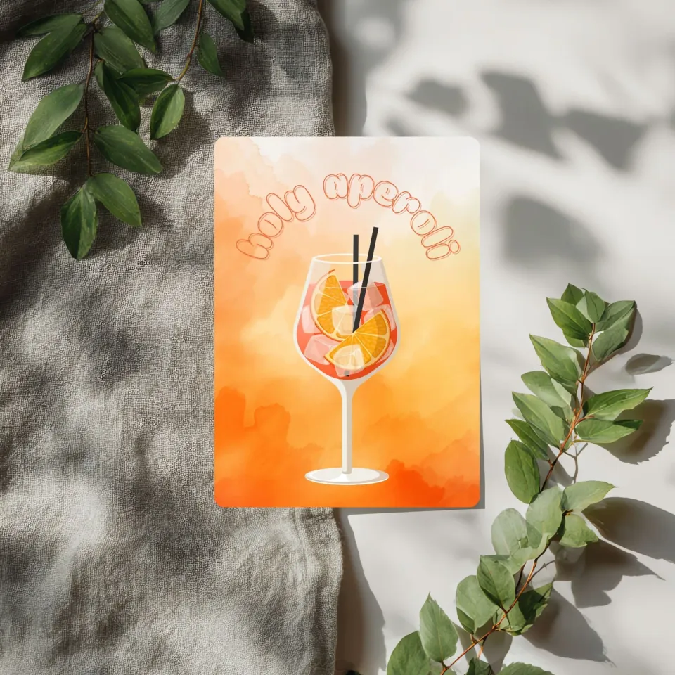 Lilly Braun Holy Aperoli 5043 postkaart humor