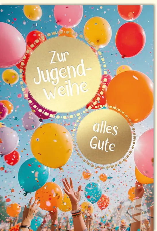 Kurt Eulzer 17-1082 jeugdwijdingkaart ballon met reliëf