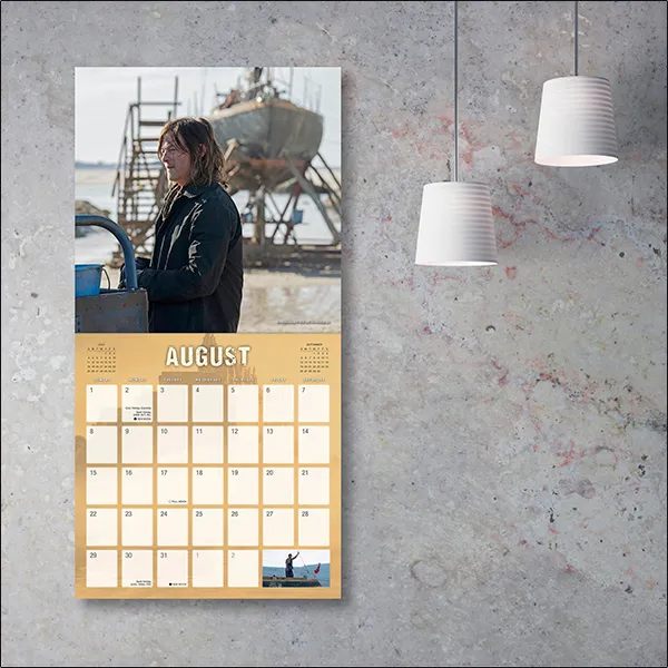Sellers Publishing Daryl Dixon 2027 wandkalender Walking Dead