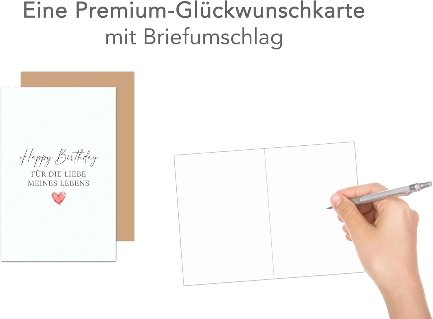 Edition Seidel G3936 SW026 verjaardagskaart voor geliefde met envelop
