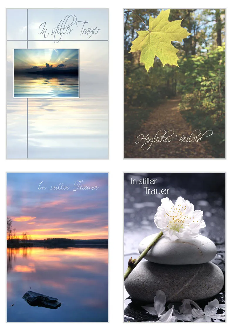 Edition Seidel rouwkaarten set 12 met envelop