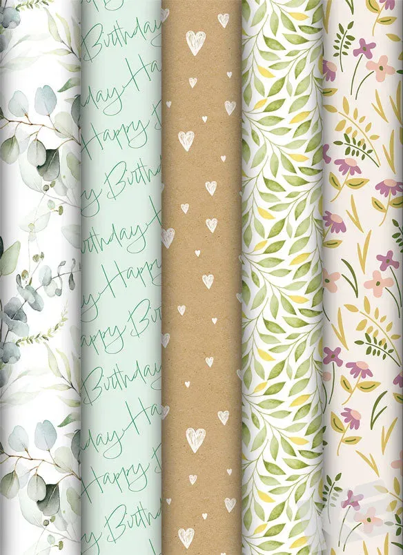 Kurt Eulzer 04-0110 cadeaupapier 30 rollen 70 cm mix