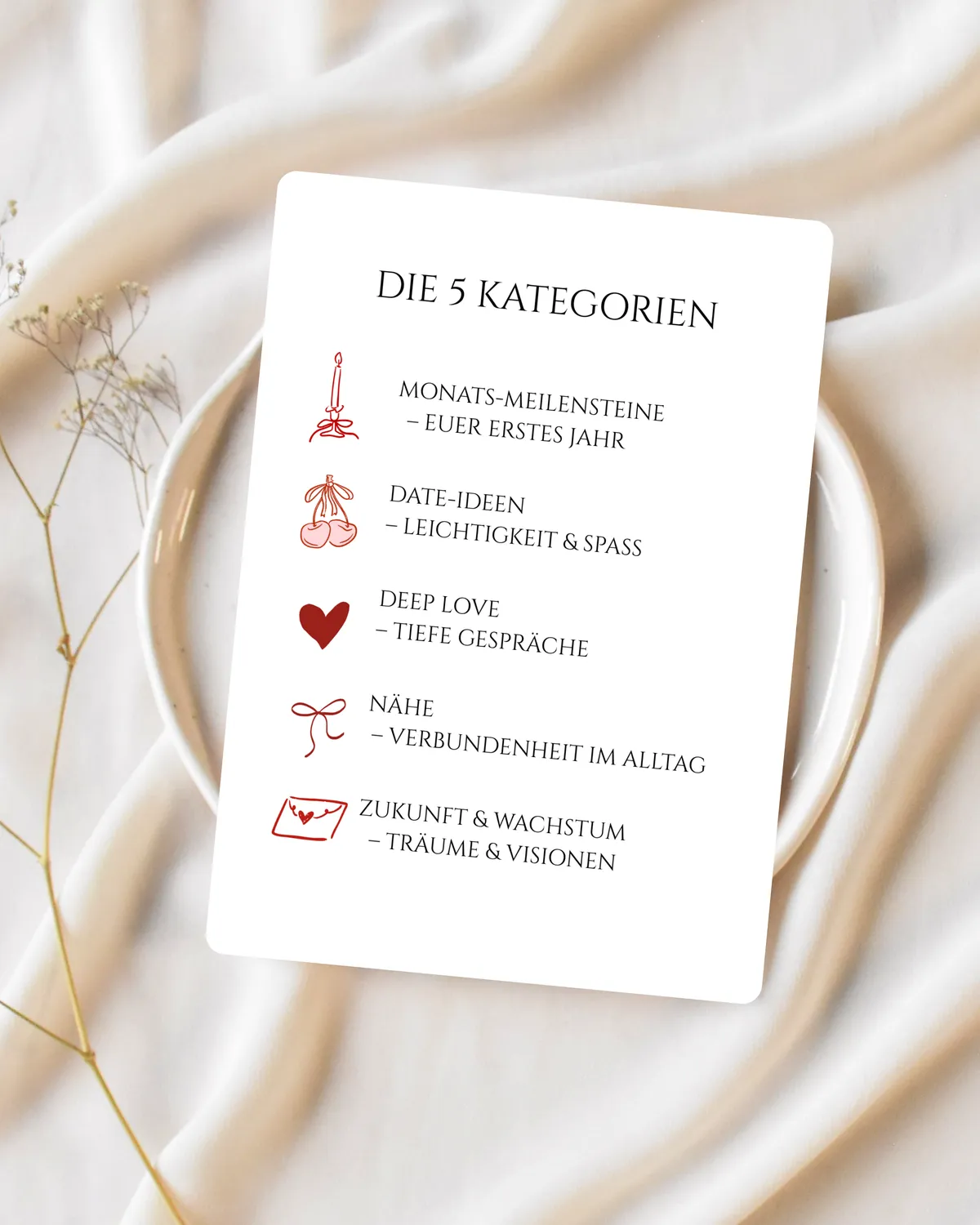 Lilly Braun Just Married kaartenbox 50 kaarten eerste huwelijksjaar