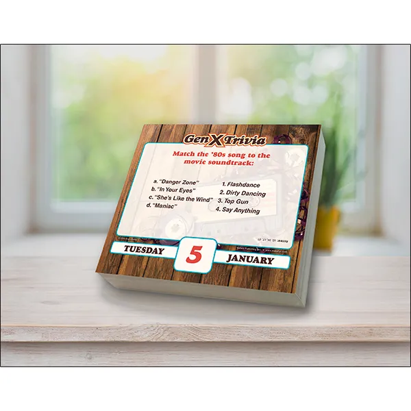 Sellers Publishing Daily Gen X Trivia 2027 scheurkalender dag