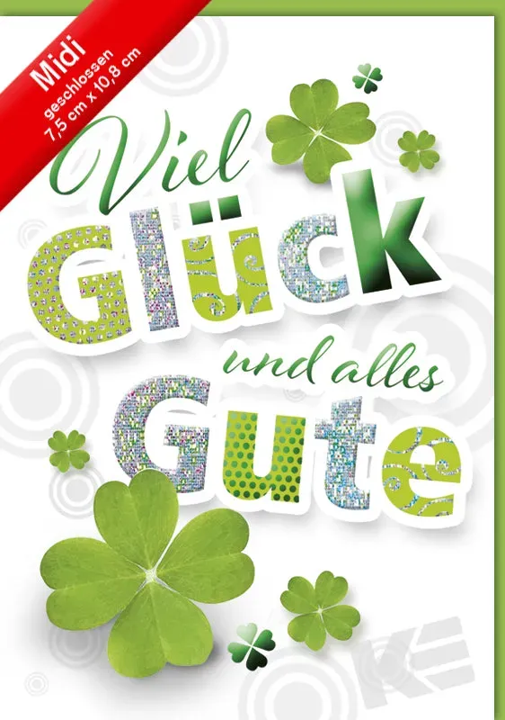 Kurt Eulzer 45-4111 gelukskaart klaver veel geluk