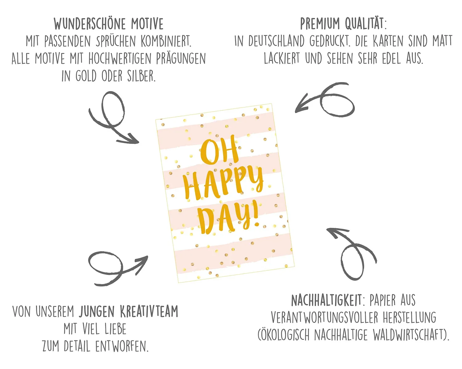 Edition Seidel 20233 spreukenkaarten set 30 stuks