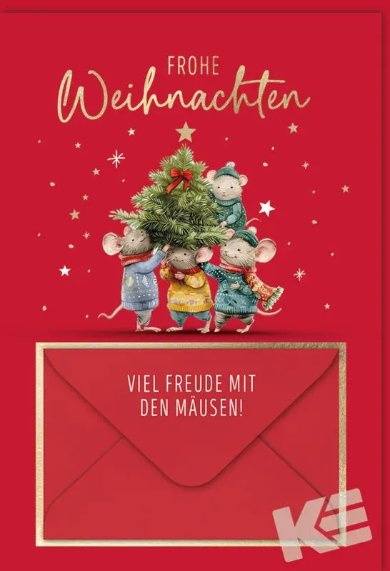 Kurt Eulzer 23-1604 kerst geldkaart muizen VK1