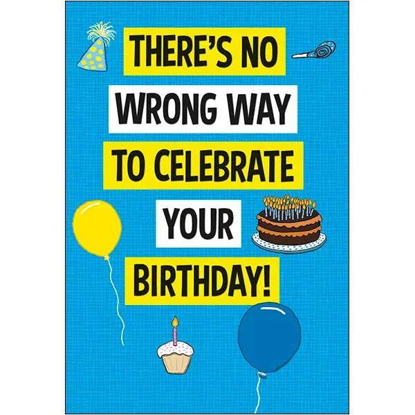Sellers Publishing Birthday B11842 verjaardagskaart 6 stuks grappig