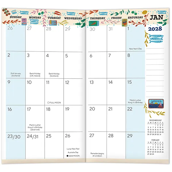 Sellers Publishing Sardine Sensation 2027 zakagenda pocket