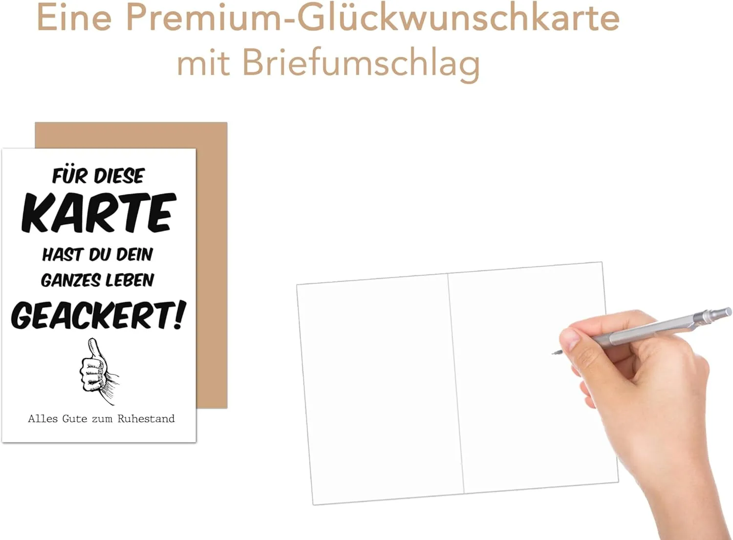 Edition Seidel Premium pensioenkaart R140 SW024 met envelop