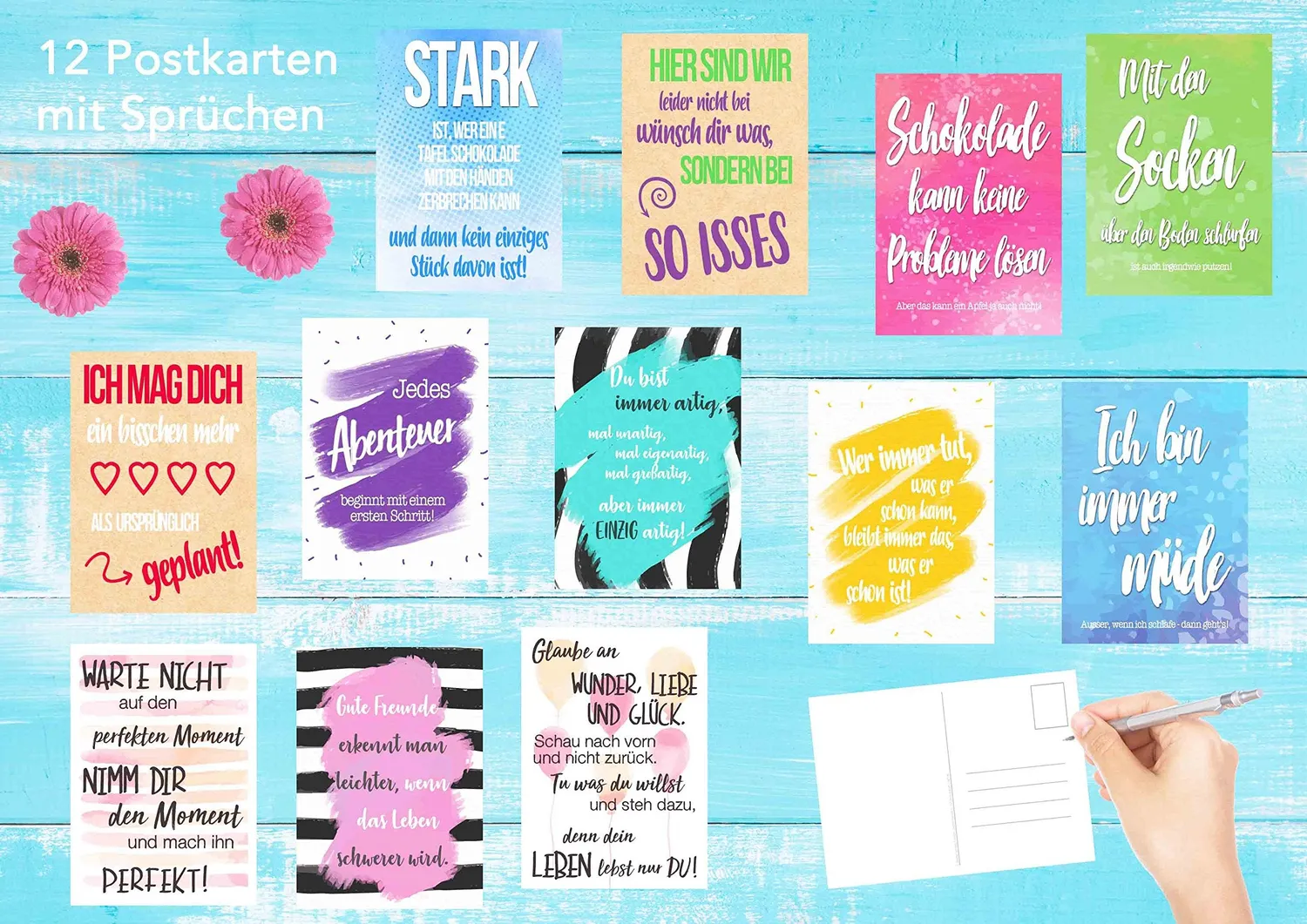 Edition Seidel 20008 spreukenkaarten set 12 liefde