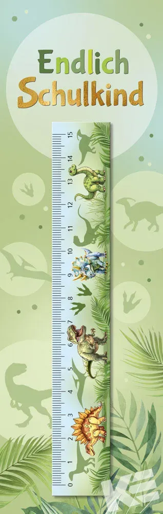 Kurt Eulzer 01-0390 3D liniaal dino 15 cm schoolstart