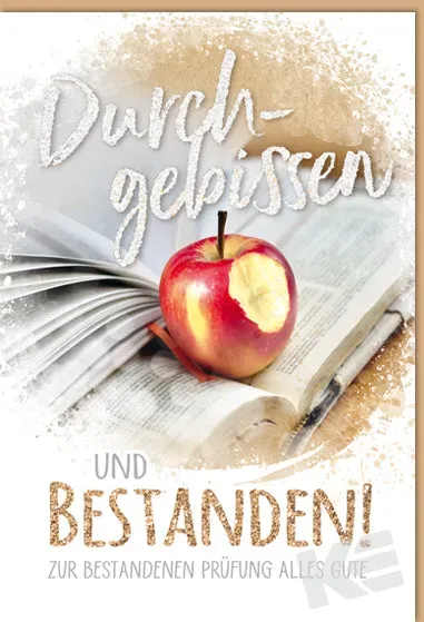 Kurt Eulzer 60-6330 geslaagd kaart boek appel met glimmer