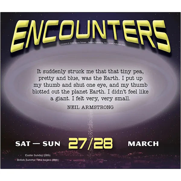 Sellers Publishing Encounters 2027 scheurkalender UFO
