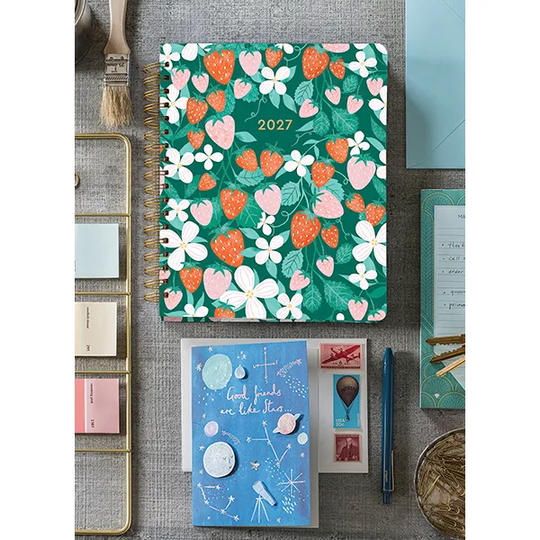 Sellers Publishing Jo Reid 2027 planner hardcover aardbei