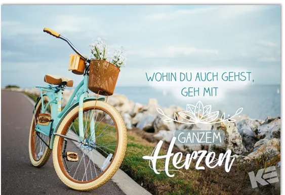 Kurt Eulzer 40-0249 3D kaart strand fiets zee