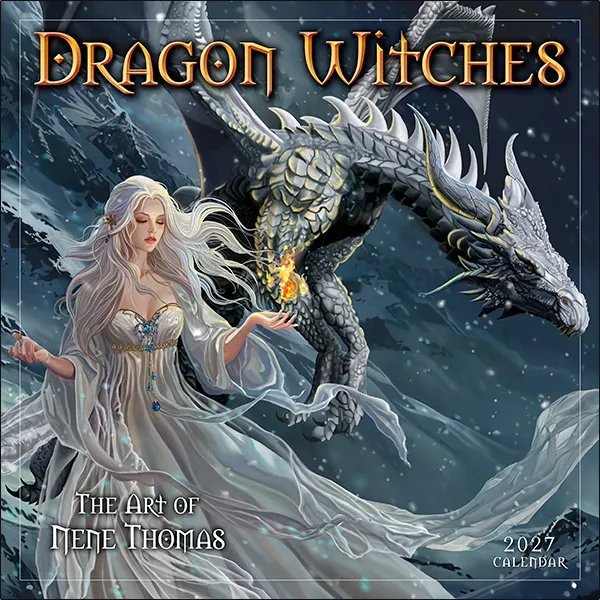 Sellers Publishing Dragon Witches 2027 wandkalender fantasy