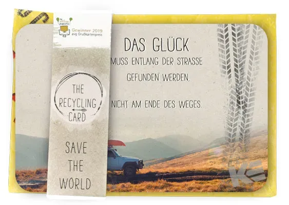 Kurt Eulzer Recycling Cards 87-0029 kaarten A5 auto