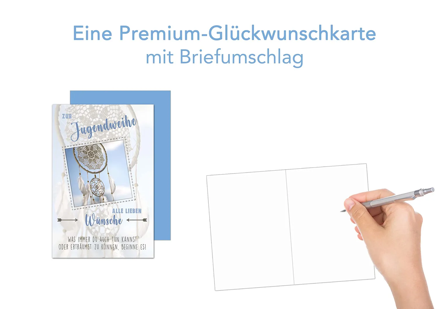 Edition Seidel Premium Jugendweihe wenskaart JW127 dromenvanger