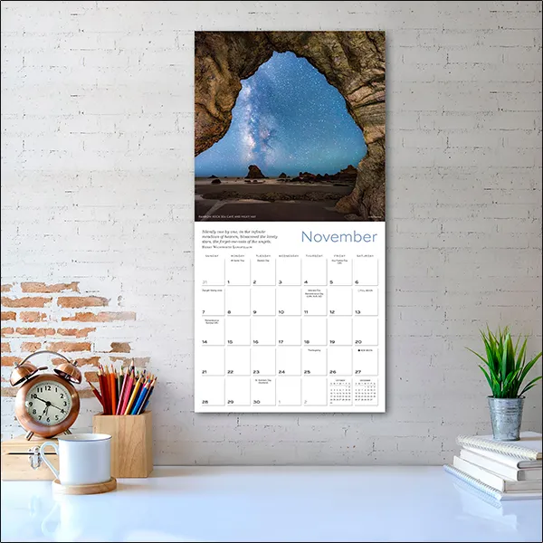 Sellers Publishing Celestial Skies 2027 wandkalender