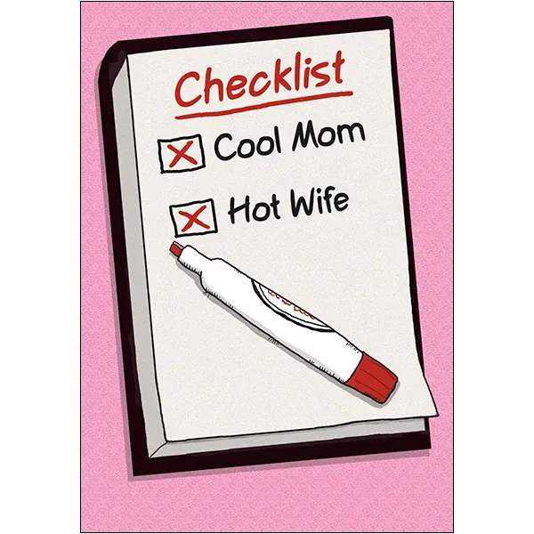 Sellers Publishing Mother’s Day Wife M7671S moederdagkaart 4 stuks