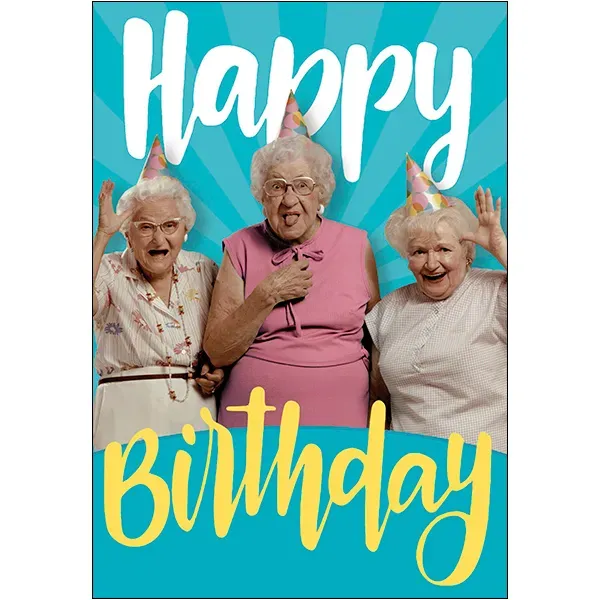 Sellers Publishing Birthday Humor B11975A verjaardagskaart 6 stuks