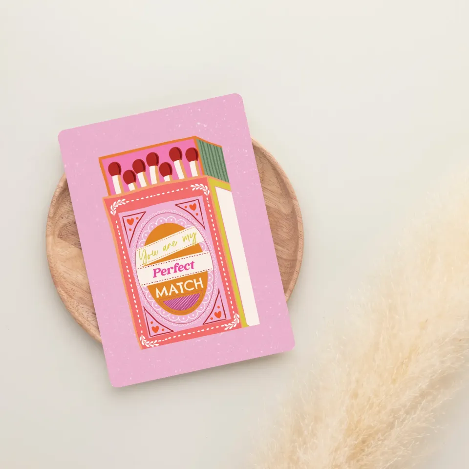 Lilly Braun 5110 Match postkaart 1 stuk liefde