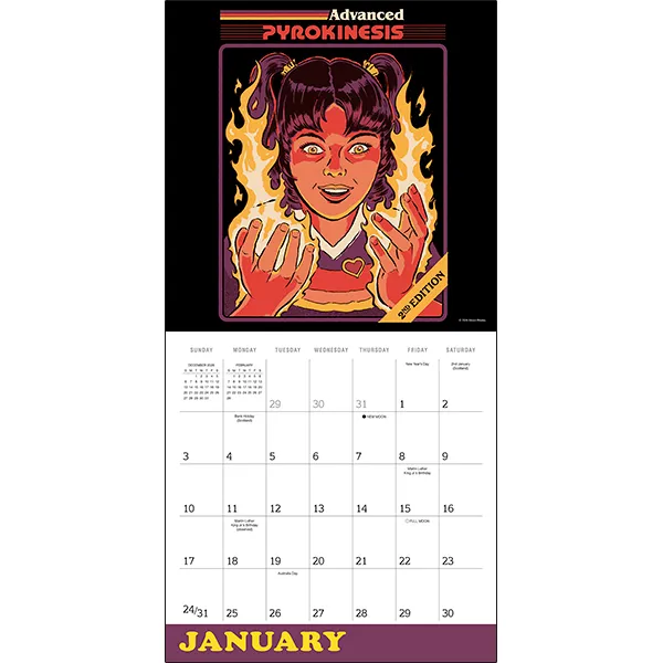 Sellers Publishing Twisted Nostalgia 2027 wandkalender