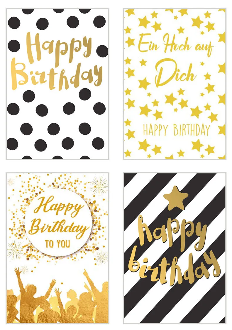 Edition Seidel 20532 verjaardagskaarten set 20 stuks envelop