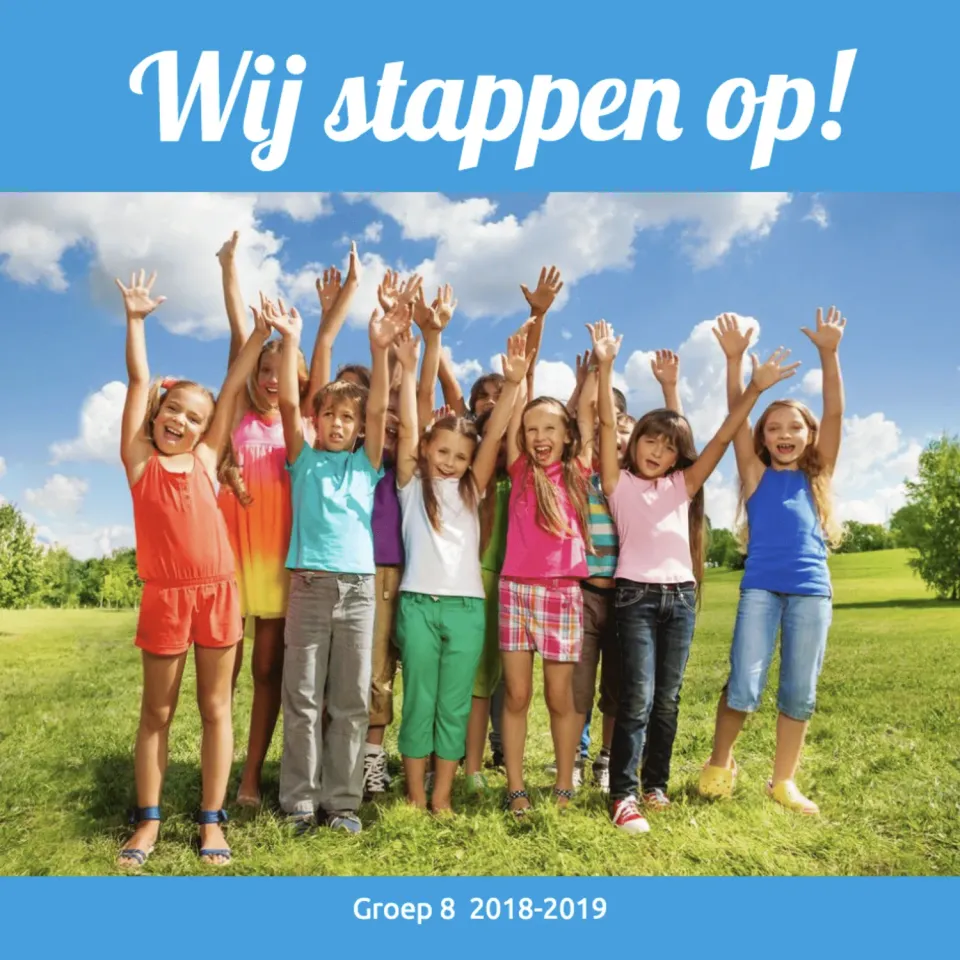 Gozi Groep 8 Wij Stappen Op stoeptegel afscheid
