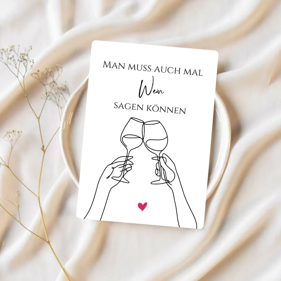 Lilly Braun Wein sagen 5018 wenskaart grappig