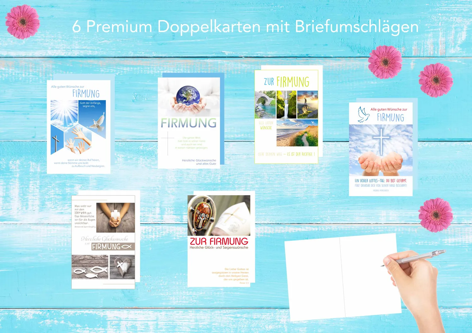 Edition Seidel 20175 Vormselkaarten Set van 6 met Envelop