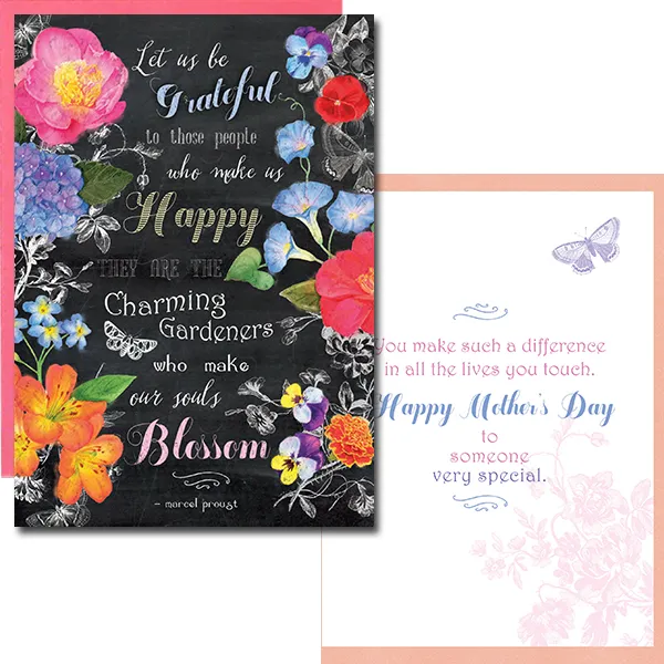 Sellers Publishing Mother’s Day M6989D moederdagkaart 4 stuks speciaal