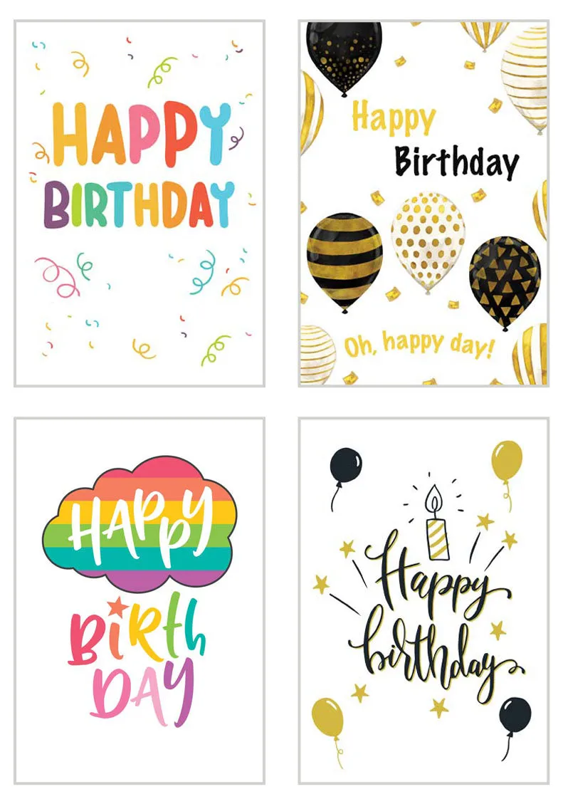 Edition Seidel 20811 verjaardagskaarten set 20 met envelop