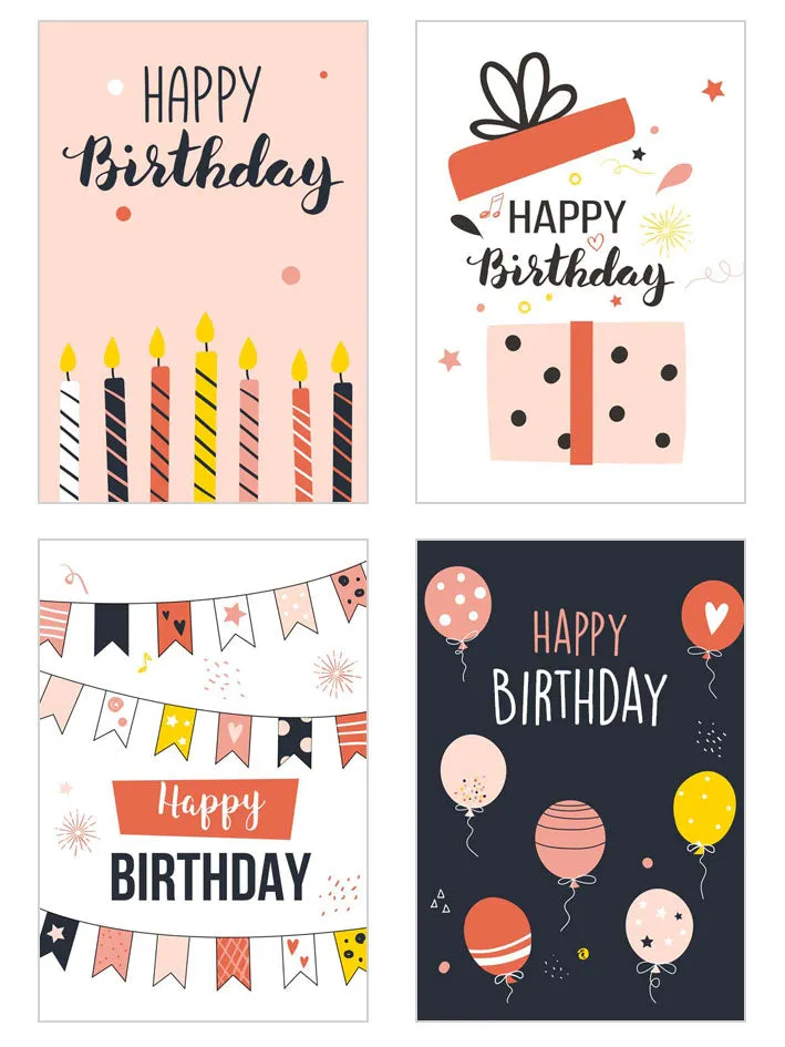 Edition Seidel 20851 verjaardagskaarten set 20 postkaarten
