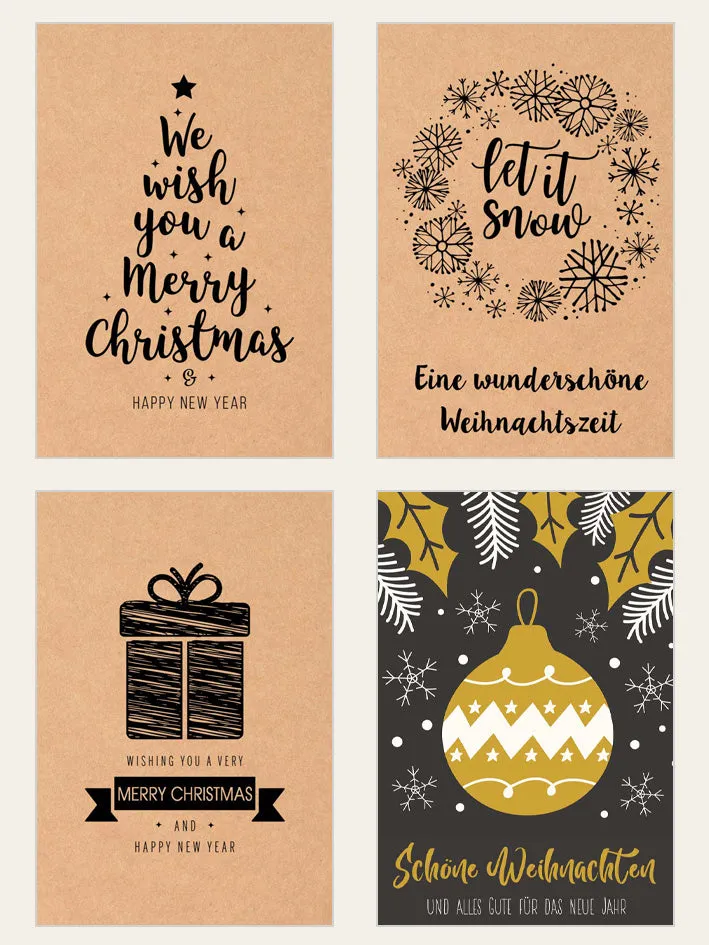 Edition Seidel 20670 kerstkaarten set 30 kerstmotieven