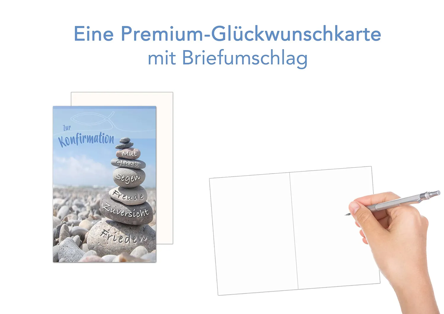 Edition Seidel Premium confirmatiekaart KF306 strand
