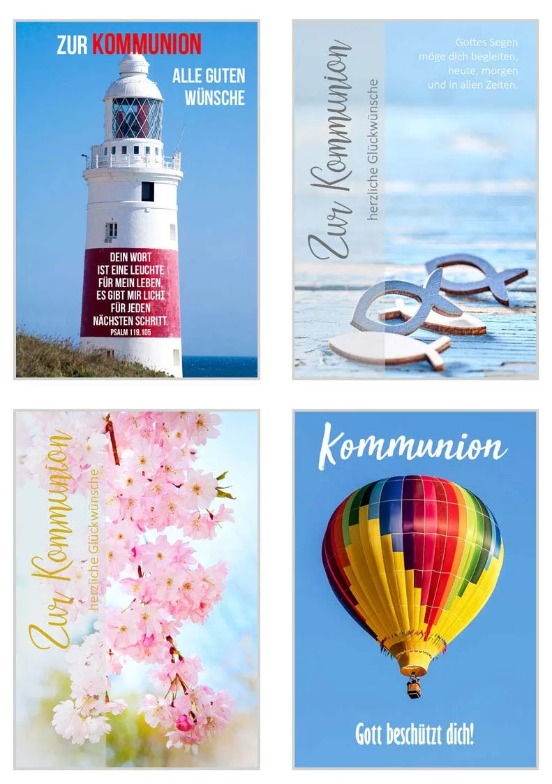 Edition Seidel 20515 communiekaarten set 12 stuks premium