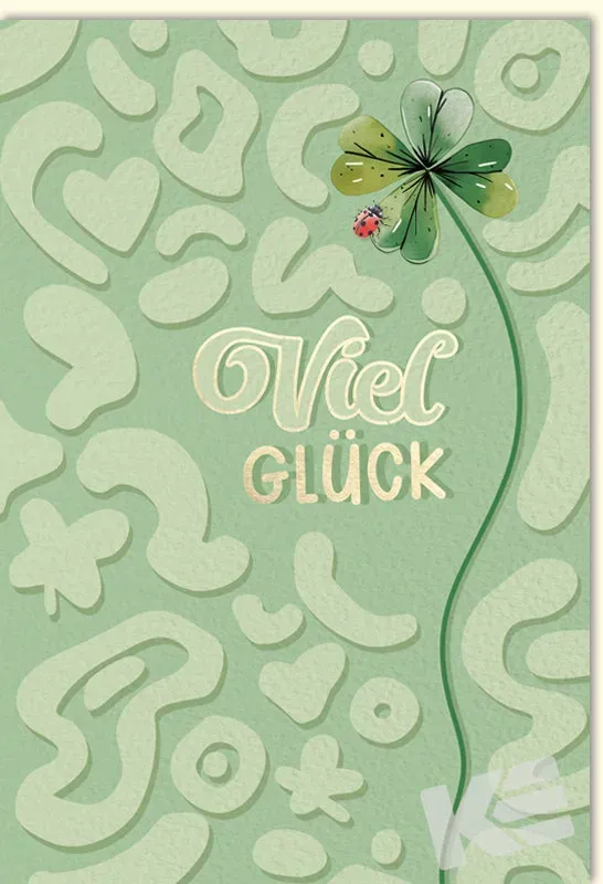 Kurt Eulzer Beautiful Green 41-1392 wenskaart klaver