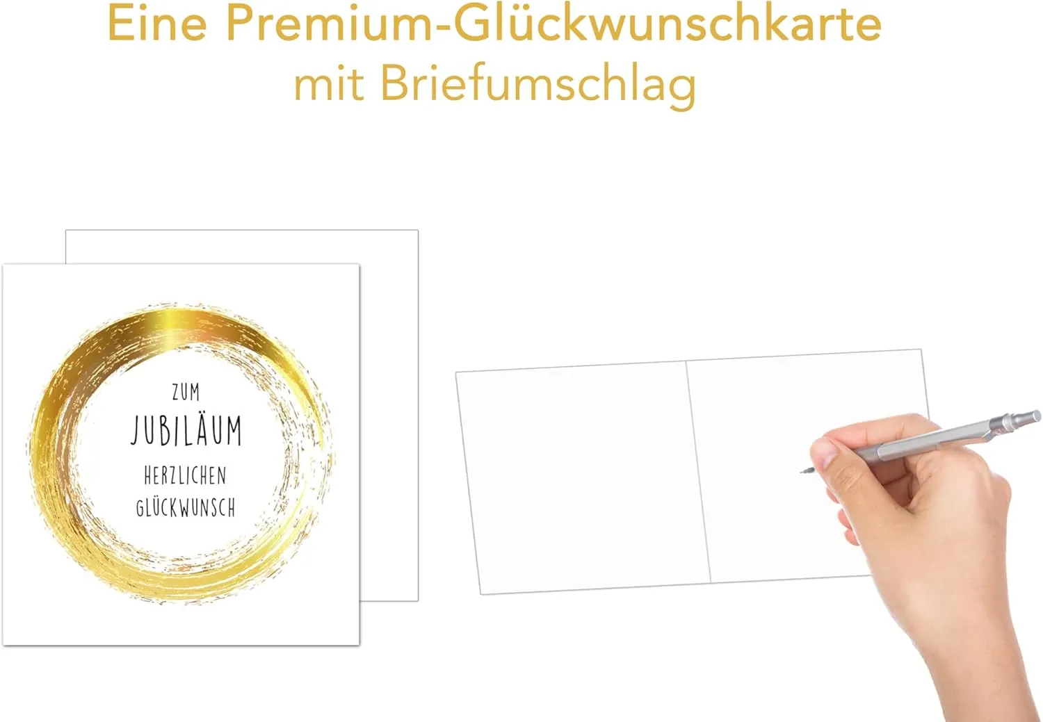 Edition Seidel Premium JQ102 wenskaart jubileum vierkant