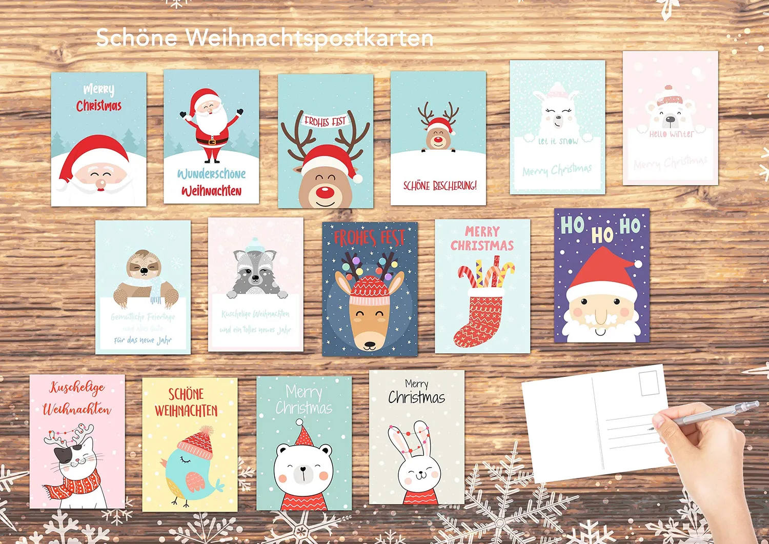 Edition Seidel 20664 kerstpostkaarten set 30